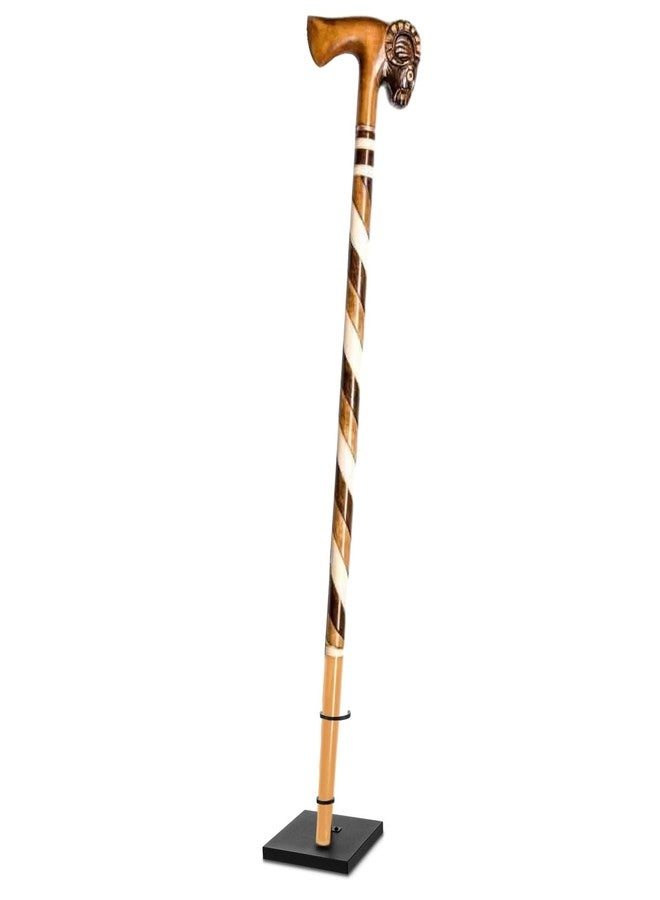 Yaocom حامل عصا المشي من ياوكوم، حامل عصا، حامل قضيب، حامل عرض، حوامل للعصي ذات الأطراف القياسية، مظلات المدخل، عكازات المشي - Image 1